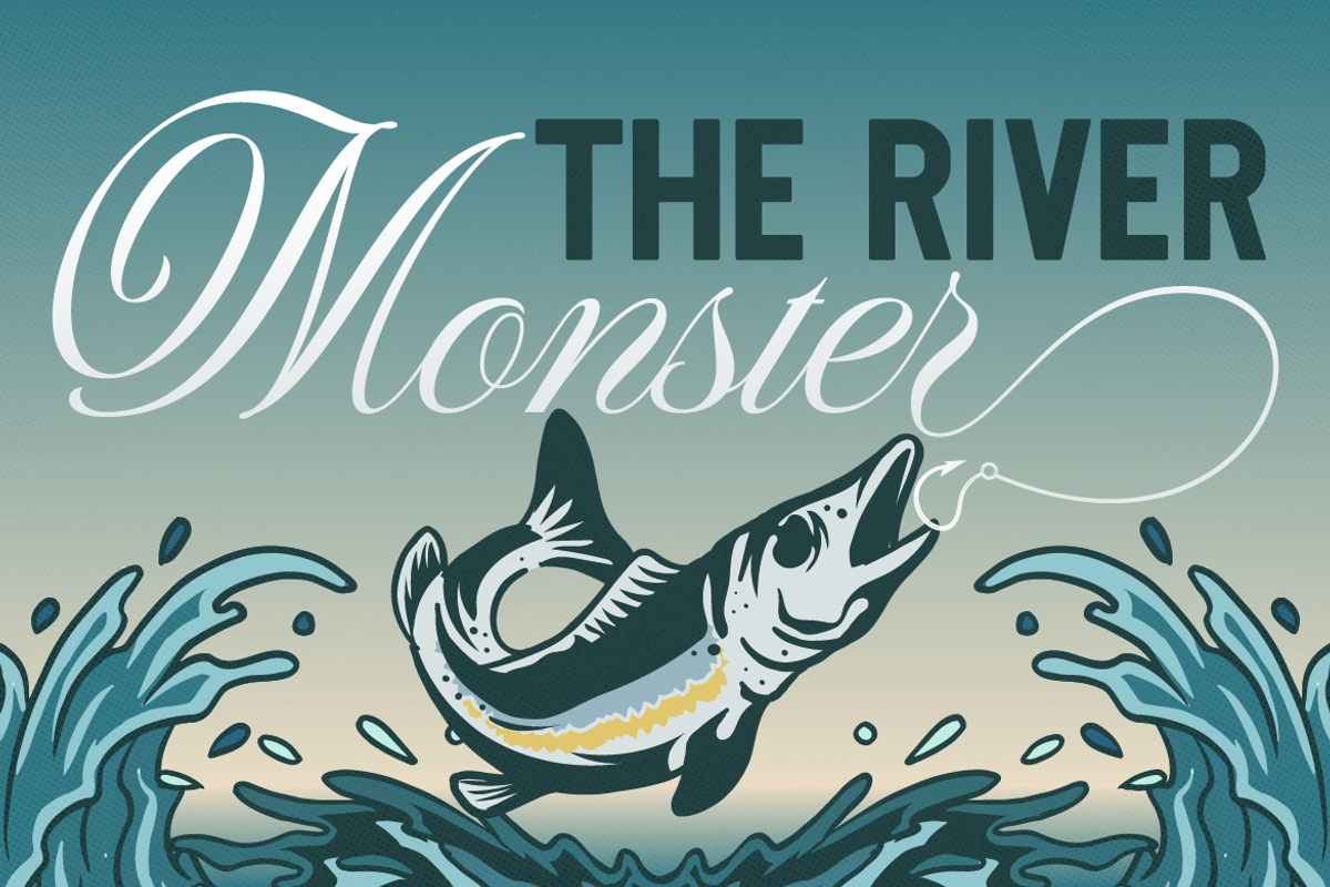Phatin Angler, a Handwritten Font by Burntilldead (Photo 3 of 11)