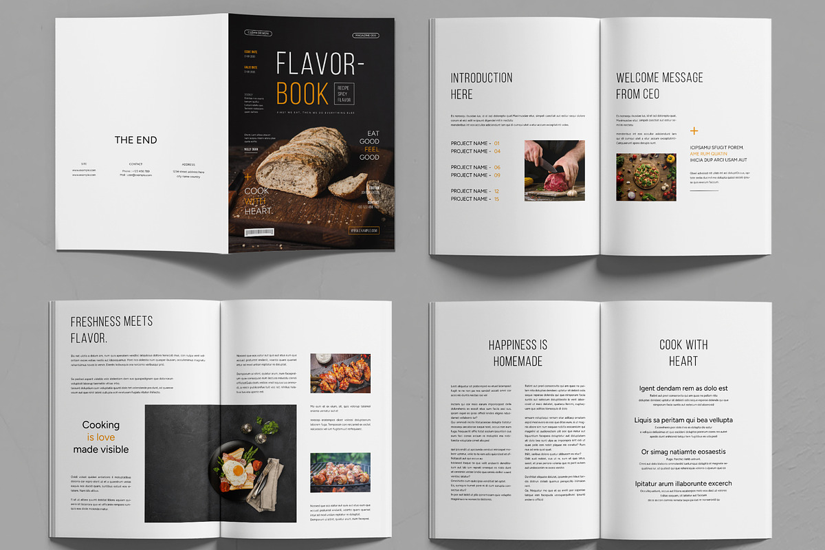 Food Magazine Layout, a Magazine Template by MightyDesign (Photo 2 of 6)