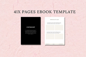 Editable Ebook Template Canva