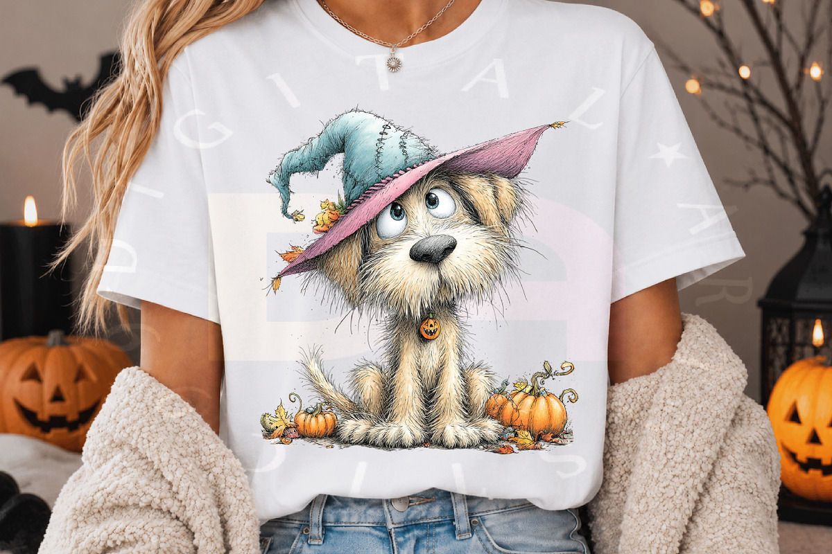 Whimsical Halloween Dog Clipart, a Transportation Illustration by Digital Artistic99 (Photo 5 of 7)