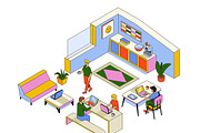 Collection of Isometric Illustration, an Education Illustration by Creative Graphics (Thumbnail 10 of 12)
