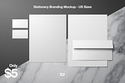 Stationery Branding Mockup - US, a Packaging Mockup by Good Stuff (Thumbnail 1 of 6)