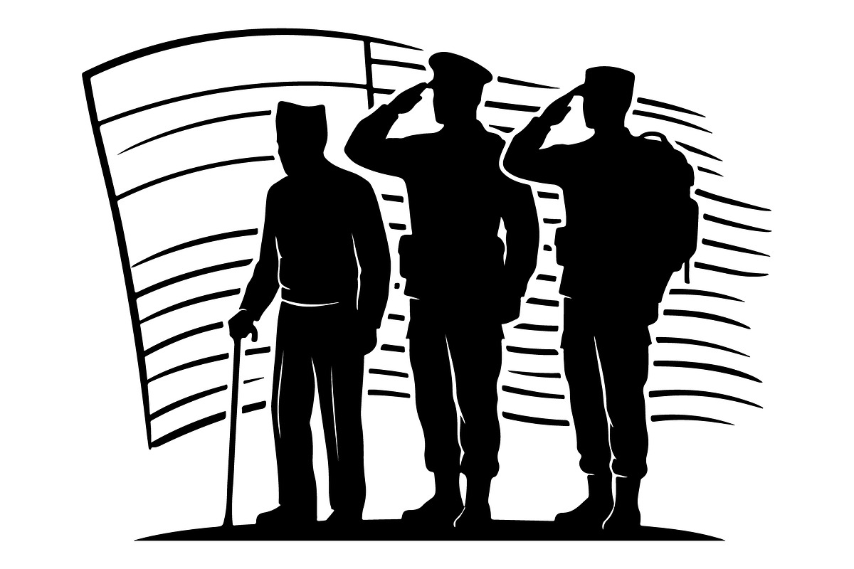 Military Brotherhood Patriot Flag, an Object Graphic by Gfx_Store (Photo 3 of 17)