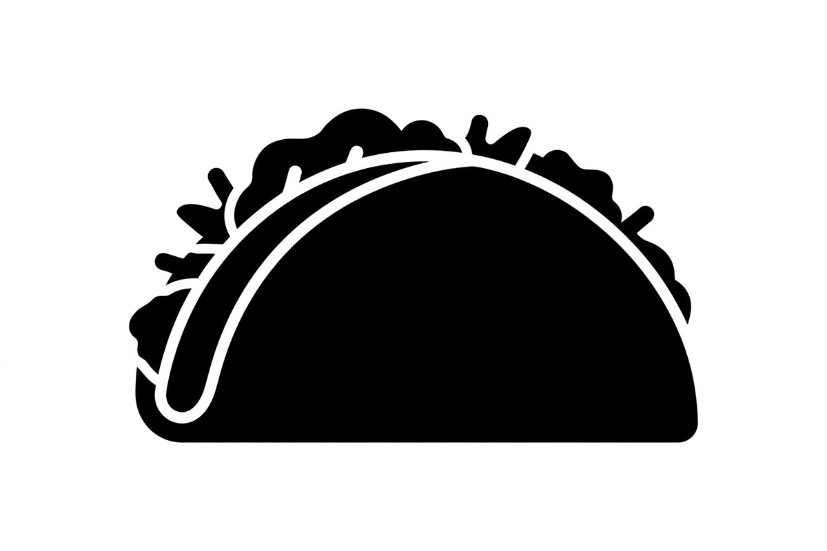 Tasty Taco Silhouette Collection, an Object Graphic by Designs_River (Photo 3 of 3)
