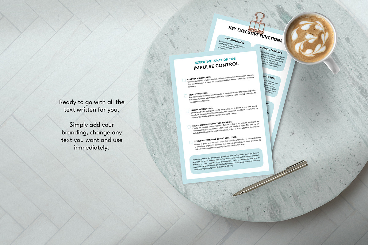 Executive Function Canva Templates, a Templates & Theme by Miri Campbell (Photo 9 of 10)