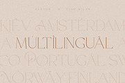 CiaoMilan - Modern Ligature Serif, a Serif Font by ClevUs (Thumbnail 9 of 12)