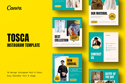 Tosca - Instagram Template, a Social Media Template by Dikas Design