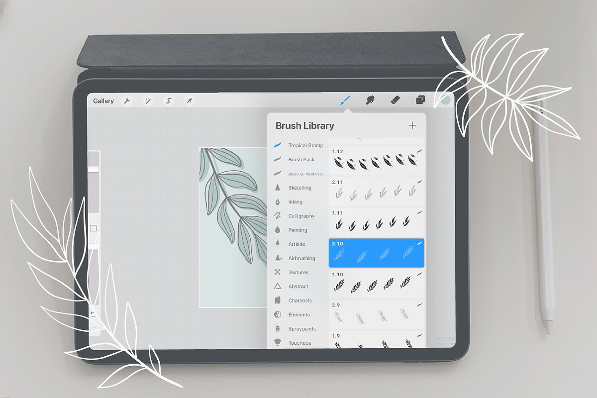 Stamp Collection | Procreate brushes, a Brush Add-On by Wander Designs (Photo 5 of 8)