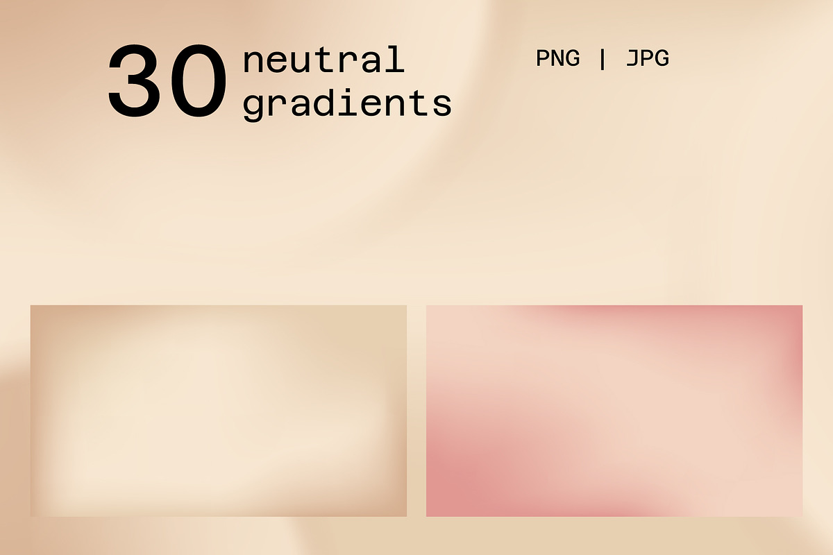 Neutral Beige Gradients JPG PNG, a Texture Illustration by MariiaVD (Photo 3 of 4)