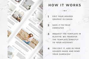 Canva & Klaviyo Newsletter Linen