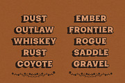 Badlands - A Rugged, Hand-drawn Font, a Serif Font by Eric Pond Designs (Thumbnail 4 of 6)