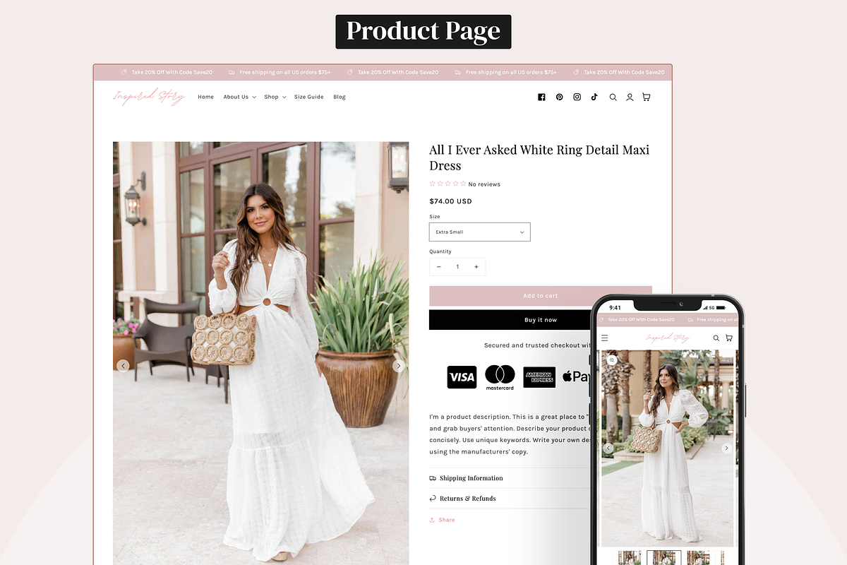 Story - Fashion Shopify Theme, a Shopify Template by InspiredTheme (Photo 2 of 9)