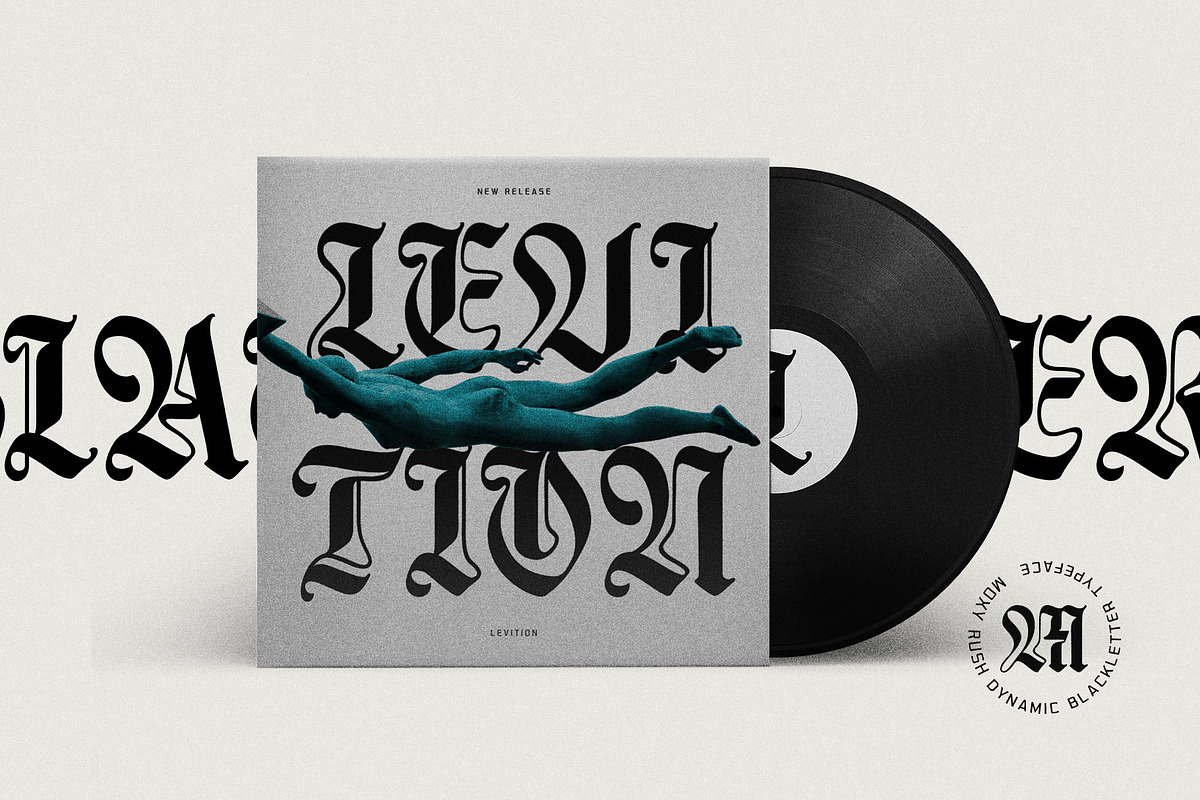 Moxy Rush Blackletter Typeface, a Blackletter Font by alit design (Photo 6 of 20)