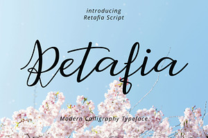 Retafia Script, a Handwritten Font by Eltypesstudio
