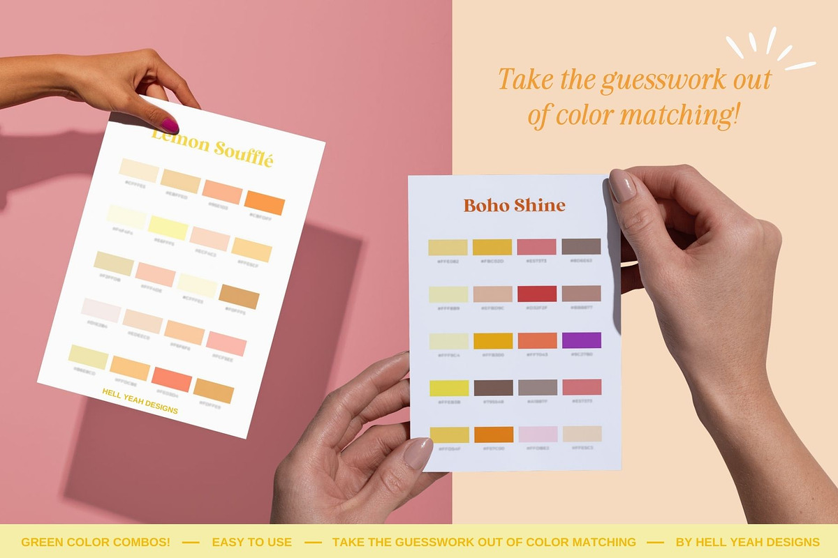 Yellow Color Palette Library preview 6