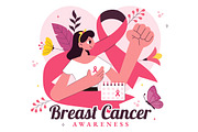 11 Breast Cancer Awareness Month, a Healthcare Illustration by denayunebgt (Thumbnail 5 of 5)