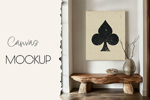 RUSTIC Canvas Mockup