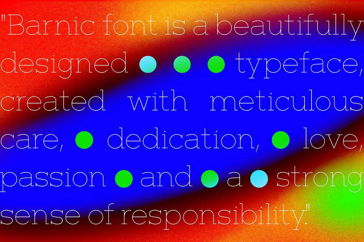 BARNIC SLAB FONT FAMILY - 24 fonts, a Slab Serif Font by Peninsula Studioz (Photo 5 of 8)