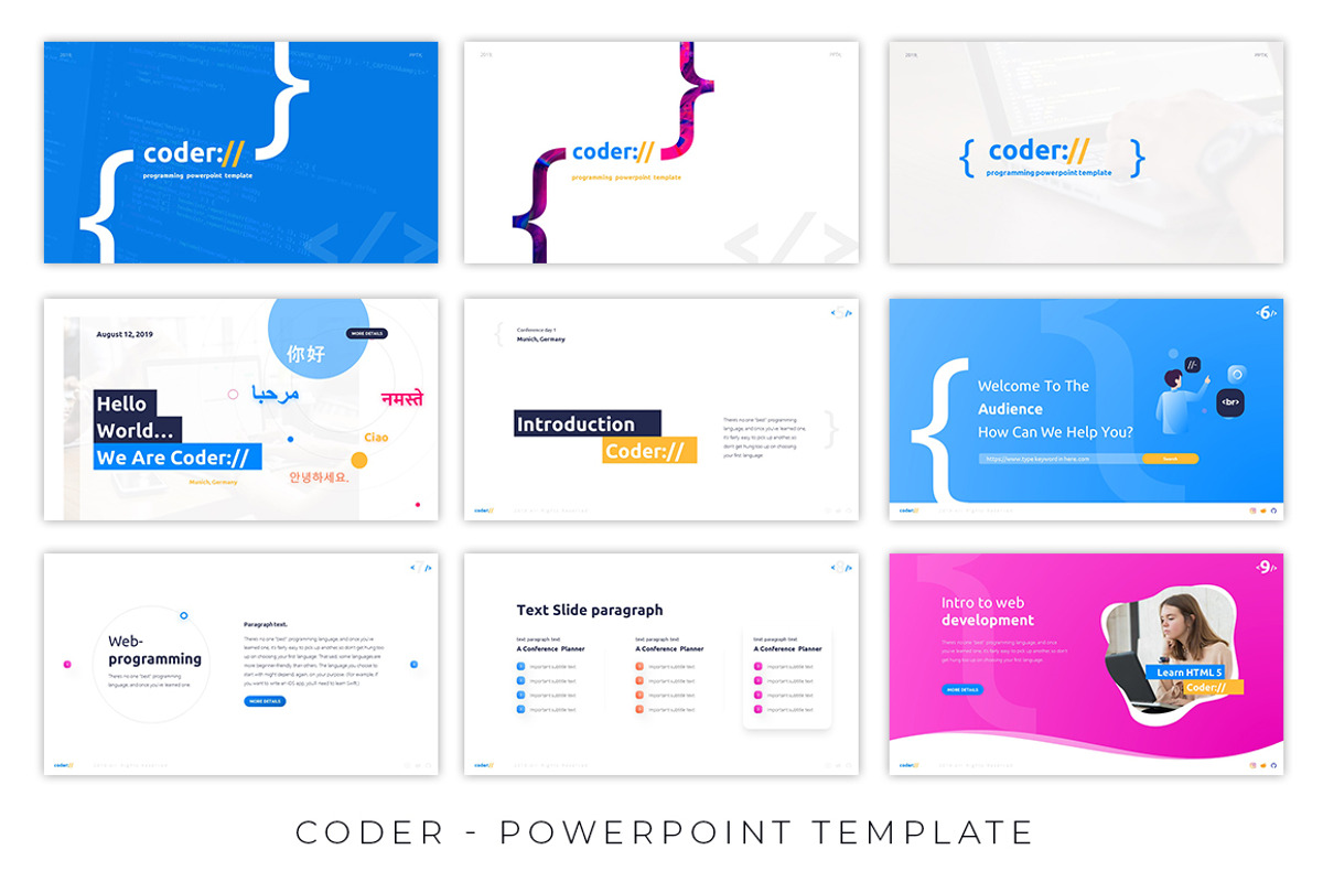 Coder - Programming Presentation, a Presentation Template by Brandearth RRGraph (Photo 2 of 8)