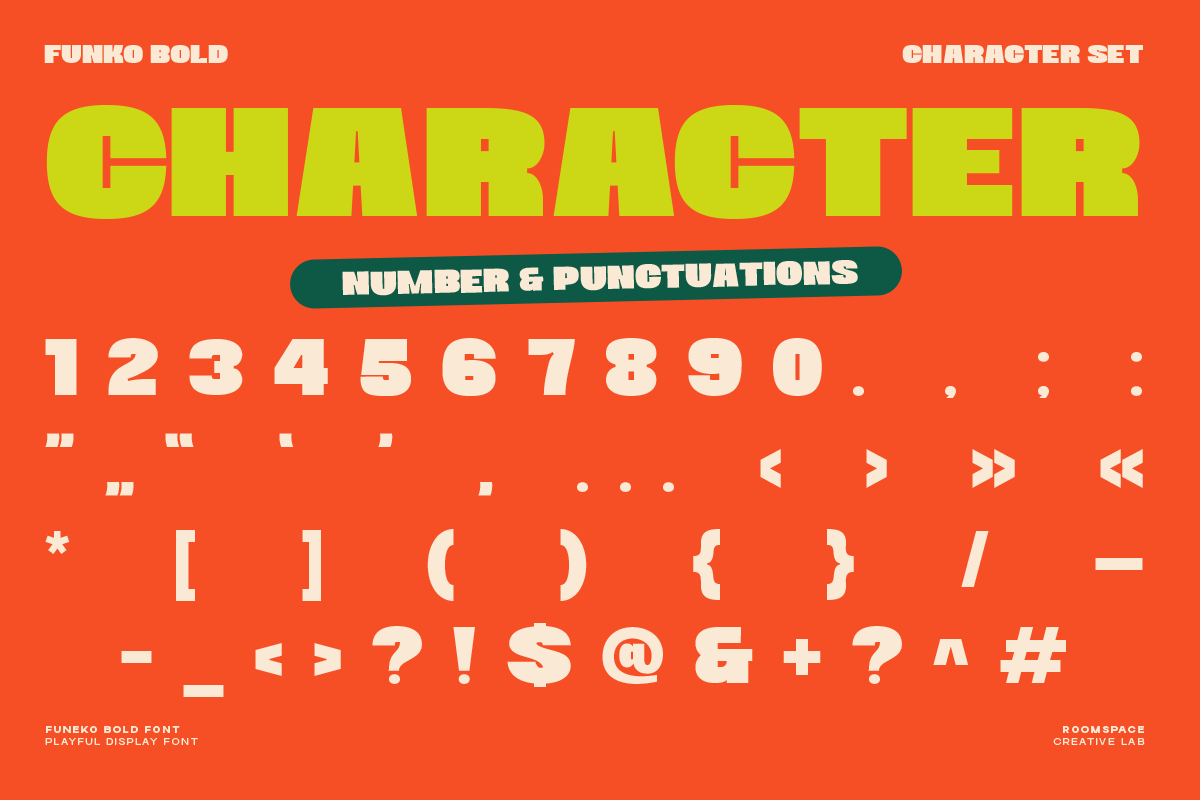Uneko Bold – A Playful Chunky, a Sans Serif Font by roomspace creative lab (Photo 11 of 11)
