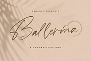 Ballerina - Signature Script Font, a Script Font by StringLabs (Thumbnail 1 of 7)