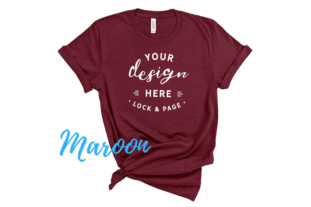 Bella Canvas TShirt Mockups On White, a Shirt Mockup by lock and page (Photo 22 of 92)