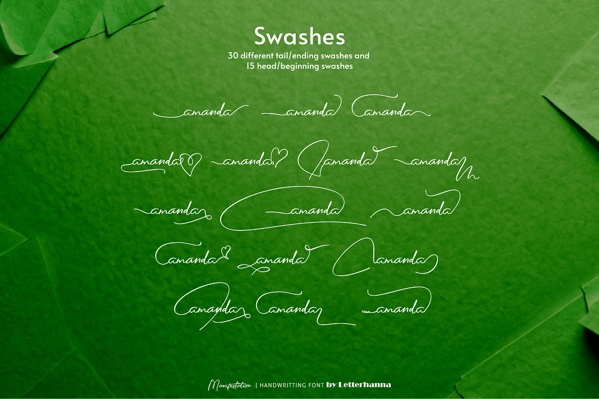 Manifestation, a Handwritten Font by Letterhanna Studio (Photo 10 of 15)