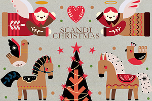 Nordic Christmas Scandinavian Folk