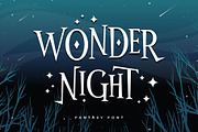 Wonder Night, a Serif Font by Arterfak Project (Thumbnail 1 of 12)