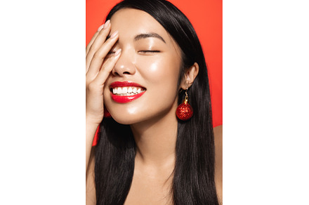 Vertical shot of beautiful asian, a Beauty & Fashion Photo by ringsaroundme