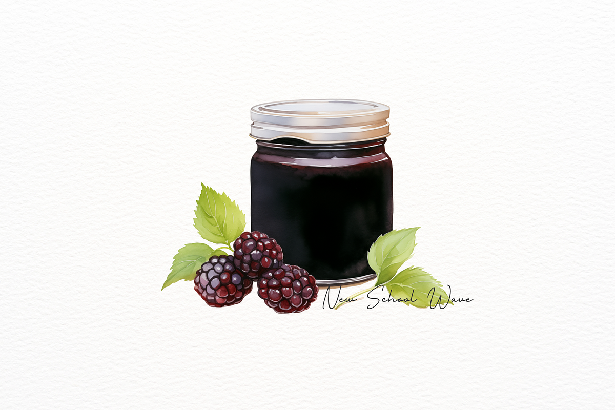 Blackberry Theme Clipart, a Food Illustration by New-School-Wave (Photo 2 of 5)