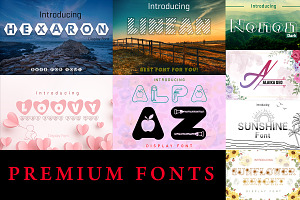 Premium Fonts Bundle