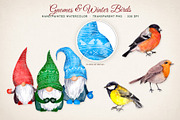 Watercolor Christmas Wreath Creator, a Seasonal Illustration by Where summer is (Thumbnail 8 of 13)