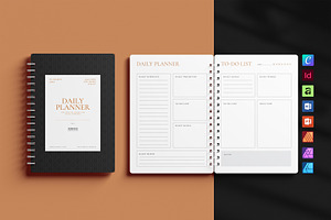Planner & Notebook Template, a Stationery Template by ElvinPrint