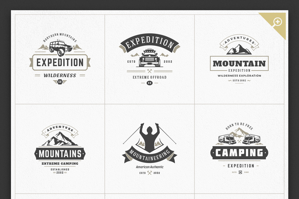 1000 Logos and Badges Bundle, a Branding & Logo Template by Vasya Kobelev (Photo 12 of 39)