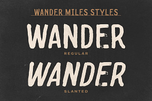 Wander Miles & Extras!