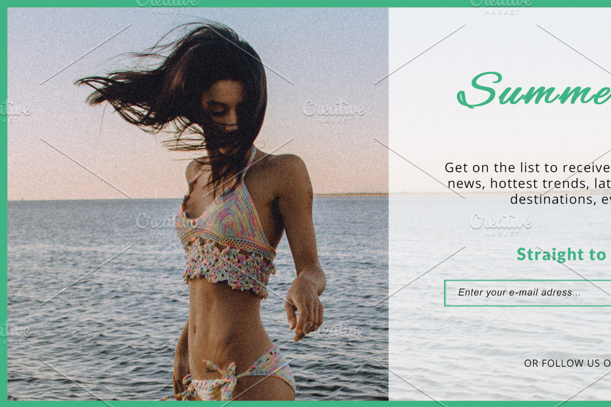 Four Summer Pop-up Edition Pack, an Email Template by Khryna Designs (Photo 4 of 4)