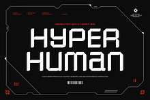 GC Hyper Human – Futurist Tech Sans