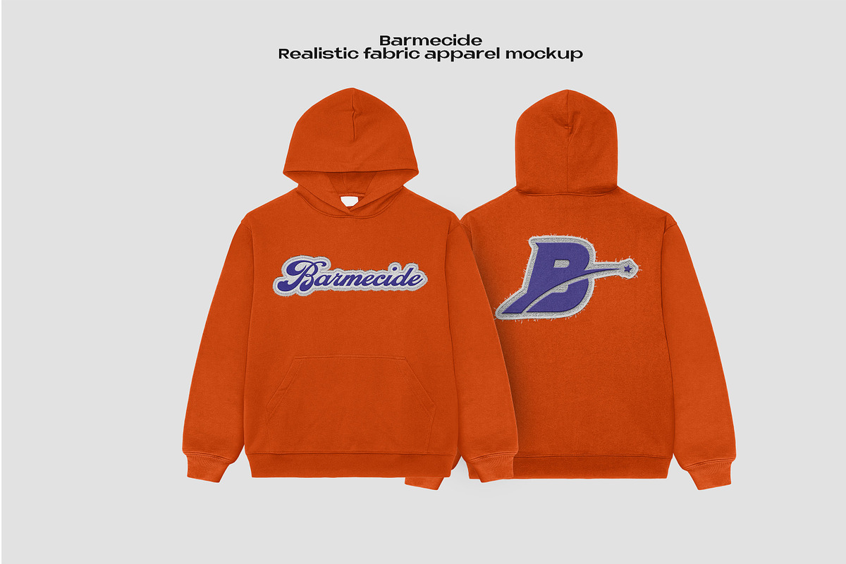 PULLOVER HOODIE MOCKUP, a Hoody Mockup by Barmecide Mockup Studio (Photo 1 of 3)