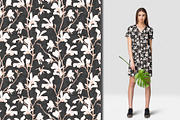 Magnolia flowers blooming set, a Pattern Graphic by Krolja (Thumbnail 7 of 9)