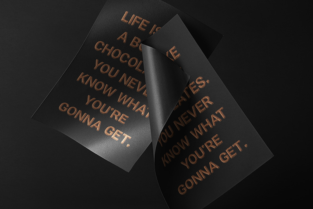 Choco Stripes Font, a Font by Handmadefont (Photo 6 of 10)