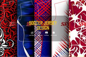 Abstract Sports Jersey Pattern