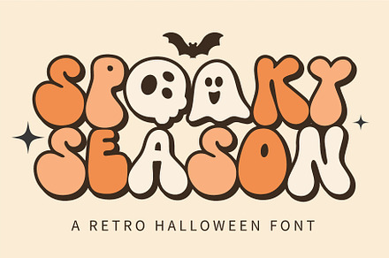 Spooky Season-A Retro Halloween font