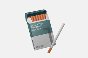 Cigarretes Mockup