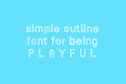 Upside Handwritten Outline Font, a Script Font by Jacob deCastro (Thumbnail 4 of 5)