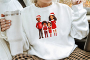 Christmas African American Clipart, an Illustration by Sublimation Artist (Thumbnail 4 of 6)