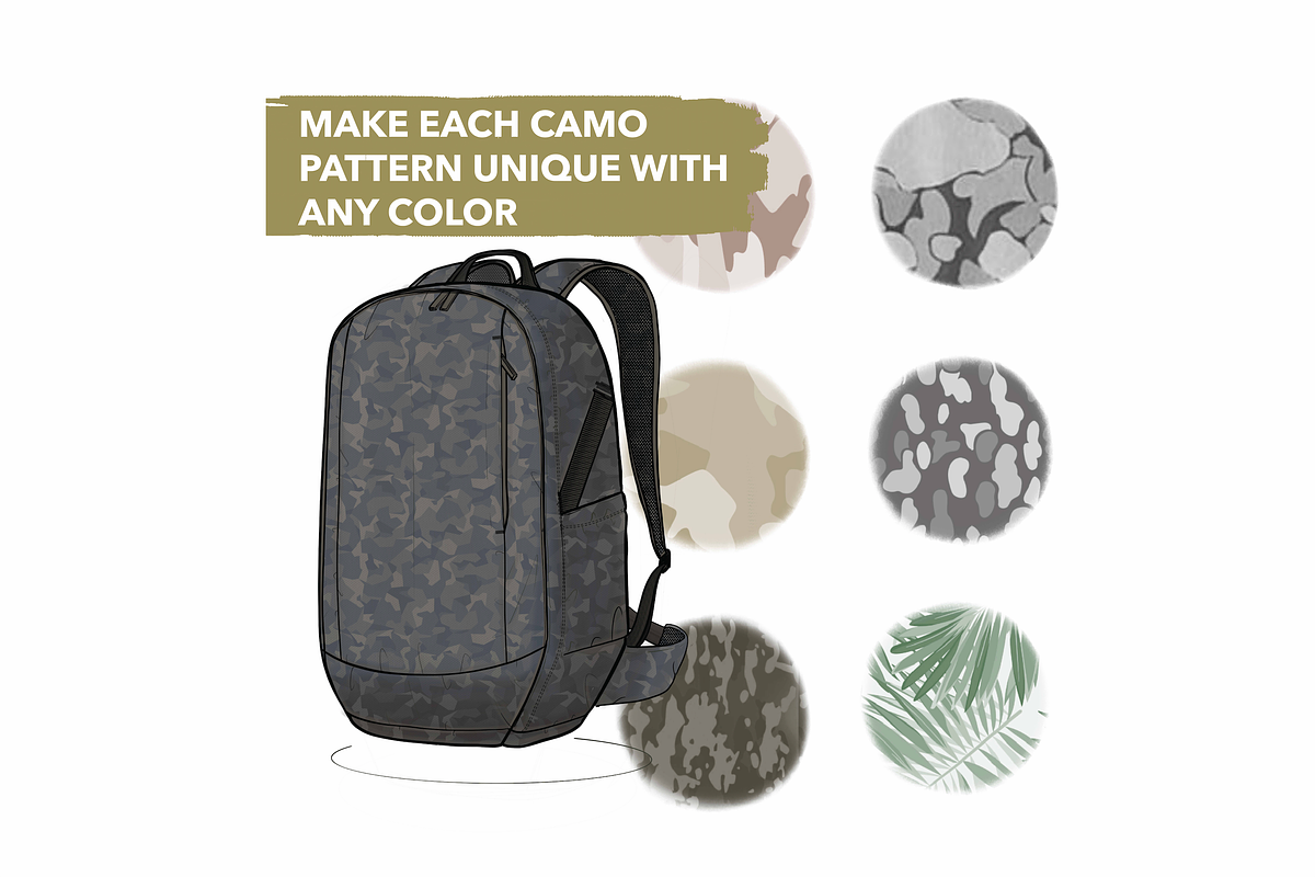 Camo Brushes for Procreate, a Brush Add-On by Mano + Machine (Photo 3 of 4)