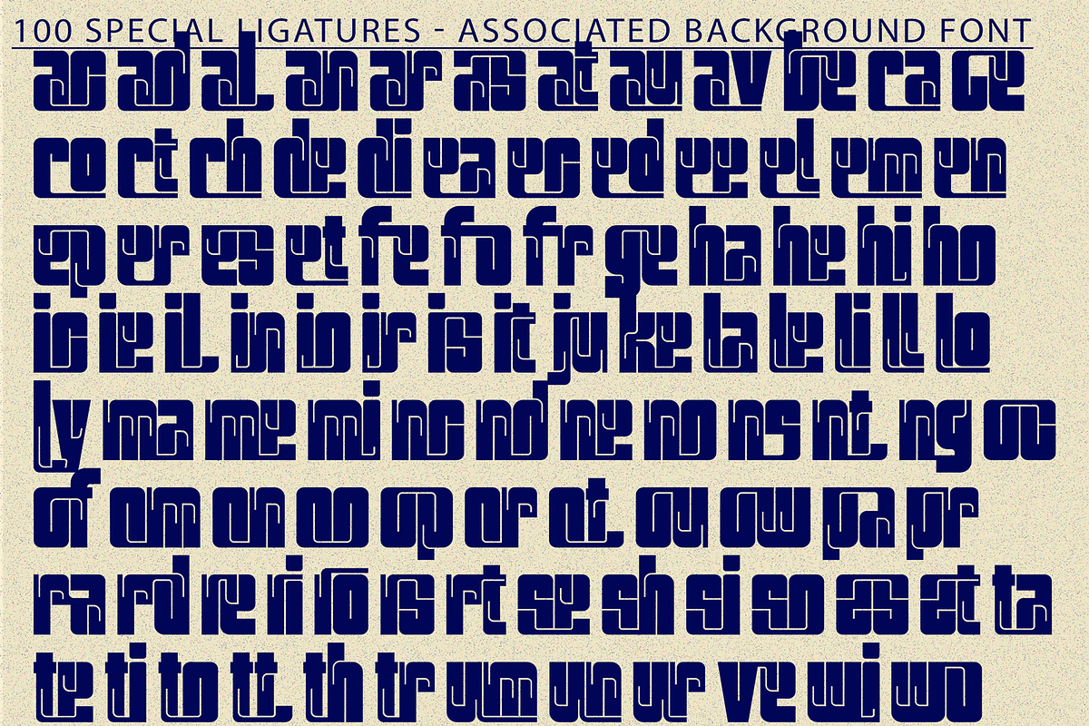 Associated Background - Geometric, a Sans Serif Font by 177Studio (Photo 7 of 8)