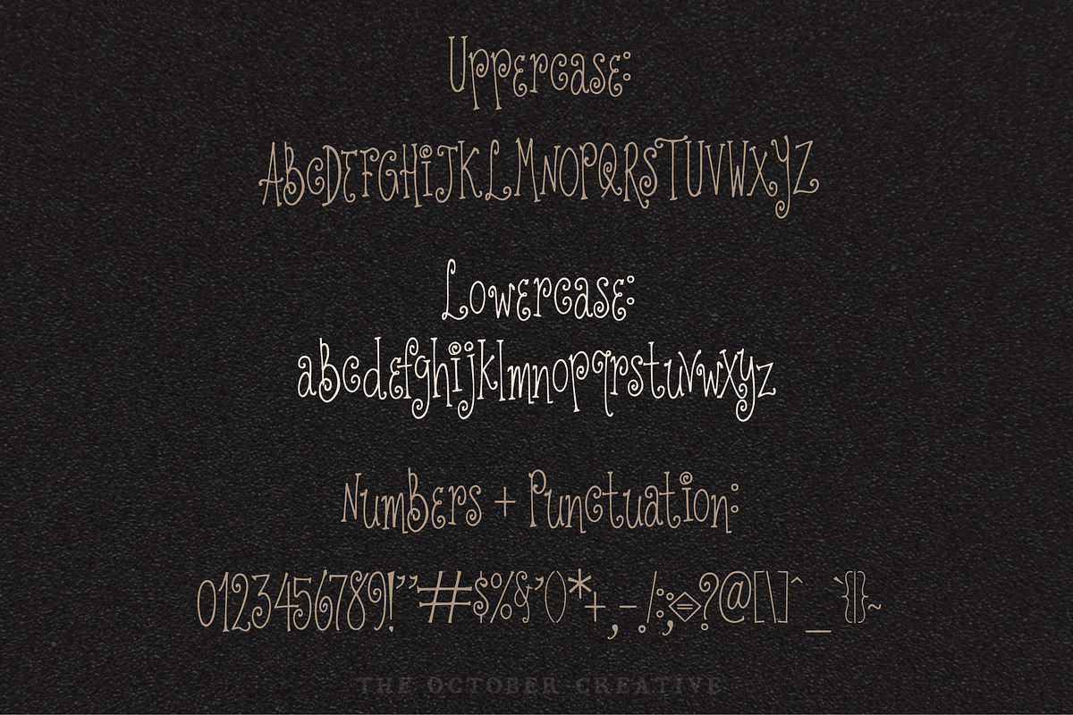 Drinks With Delphine Girly Display, a Handwritten Font by The October Creative (Photo 2 of 8)