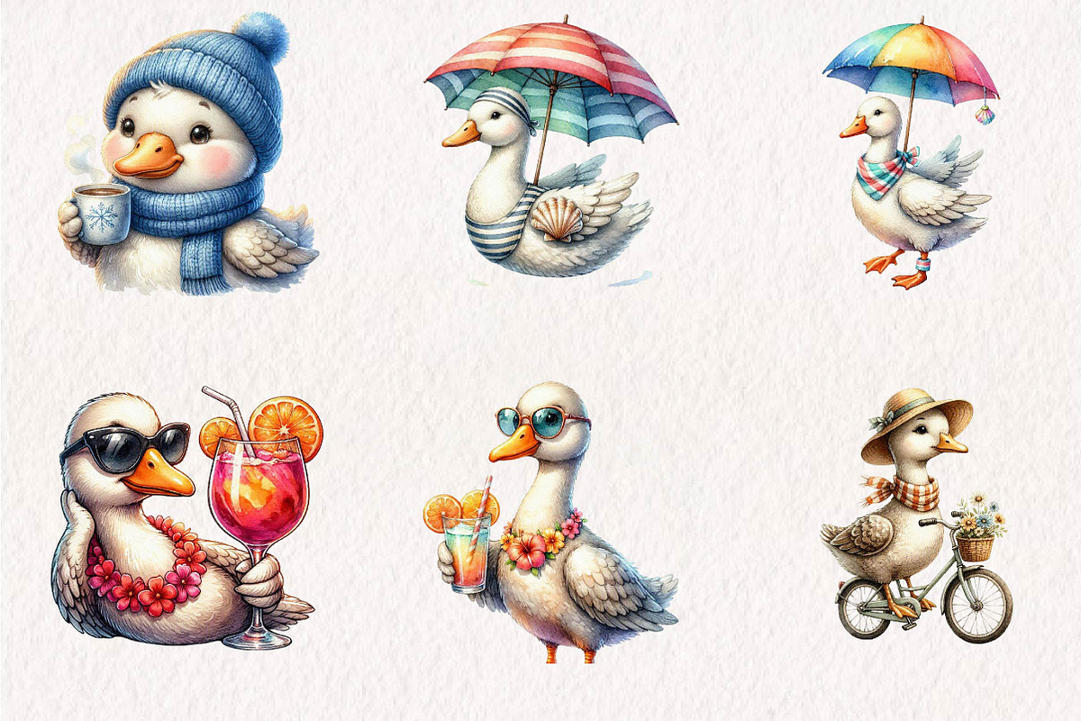 About Funny Goose Sublimation, a Seasonal Illustration by CreationArt (Photo 4 of 7)